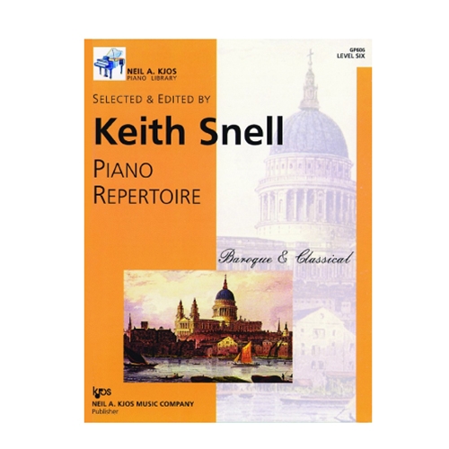 Piano Repertoire: Baroque & Classical, Level 6