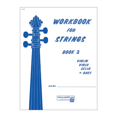 Workbook for Strings, Book 2 - Bass