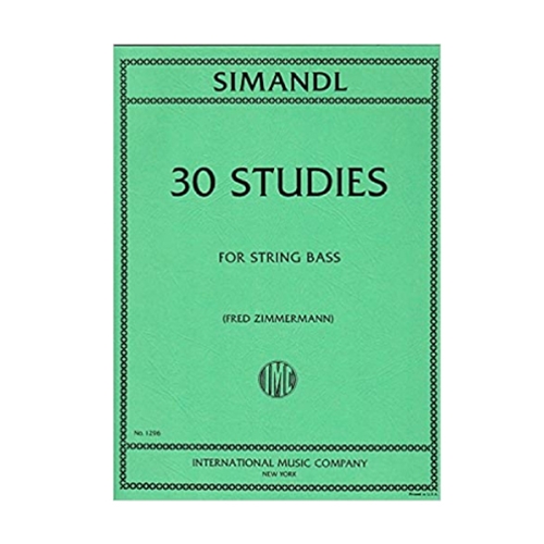 Simandl: 30 Studies for the Development of Bass Tone