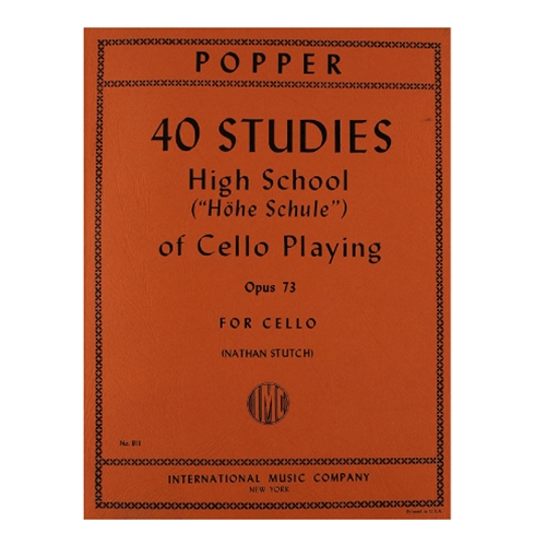 Popper: 40 Studies (High School of Cello Playing), Op. 73