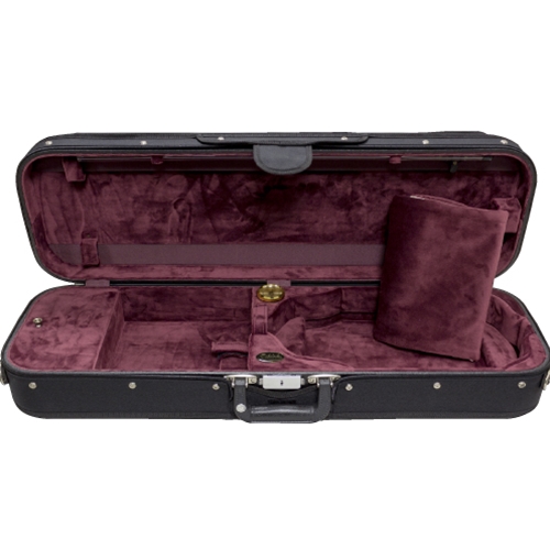 Bobelock B1002LS-1-BKR 4/4 Violin Suspension Case - Black/Red