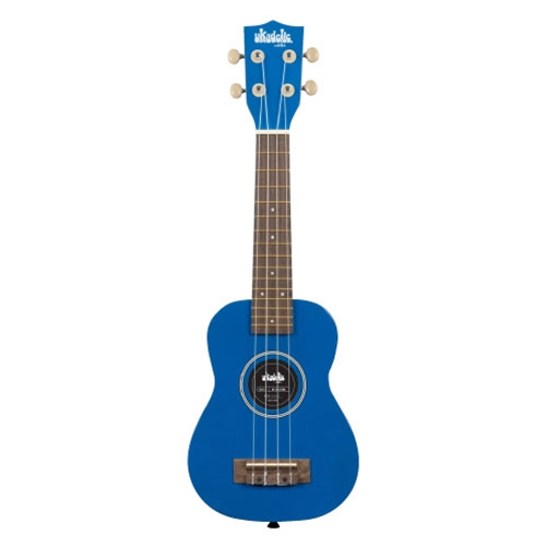 Kala UK-BLUEINK Ukadelic Soprano Ukulele with Bag - Blue Ink