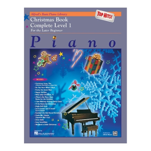 Alfred's Basic Piano Library: Top Hits! Christmas Book Complete Level 1 (1A/1B)