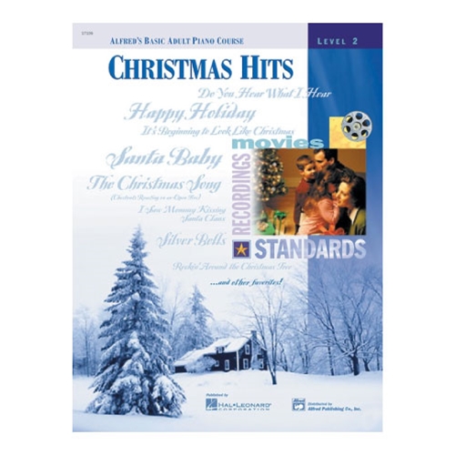 Alfred's Basic Adult Piano Course: Christmas Hits Book 2