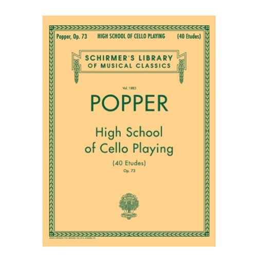 Popper: High School of Cello Playing, Op. 73