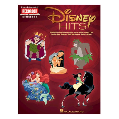 Disney Hits Recorder Songbook