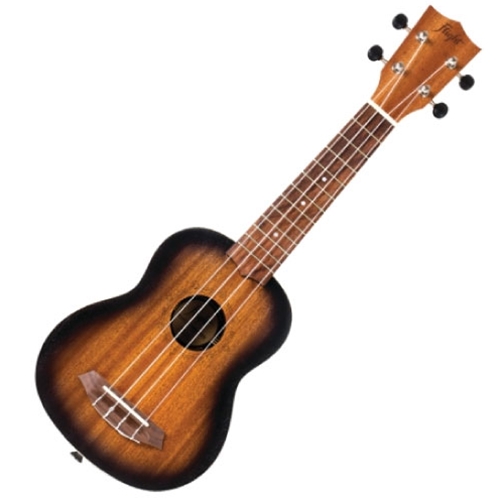 Flight Ukuleles NUS380AMBER Amber Sapele Soprano Ukulele