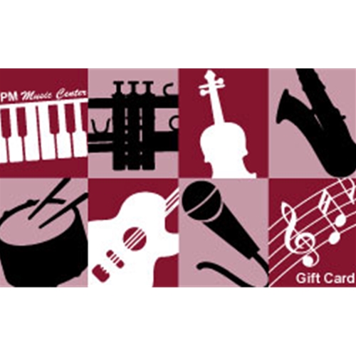 PMGIFT10 $10 PM Music Center Gift Card