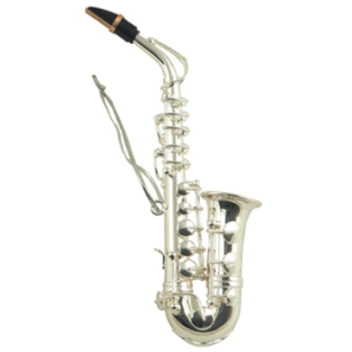 Aim Gifts AIM39136 Silver Saxophone Ornament