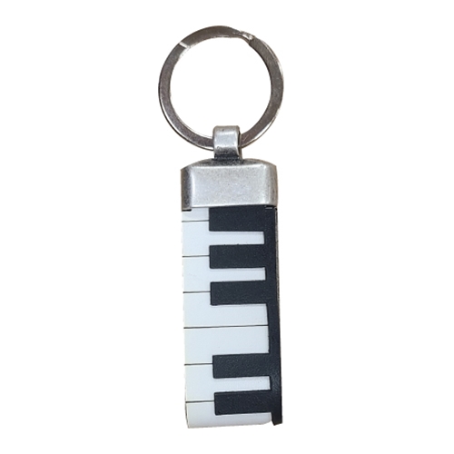 Music Gifts RIK3 Leather Keyboard Keychain