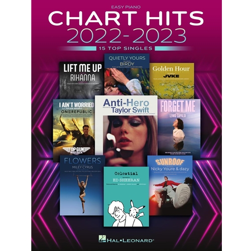 Chart Hits 2022-2023 for Easy Piano