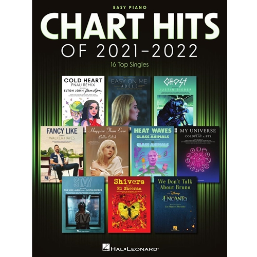 Chart Hits of 2021-2022 for Easy Piano