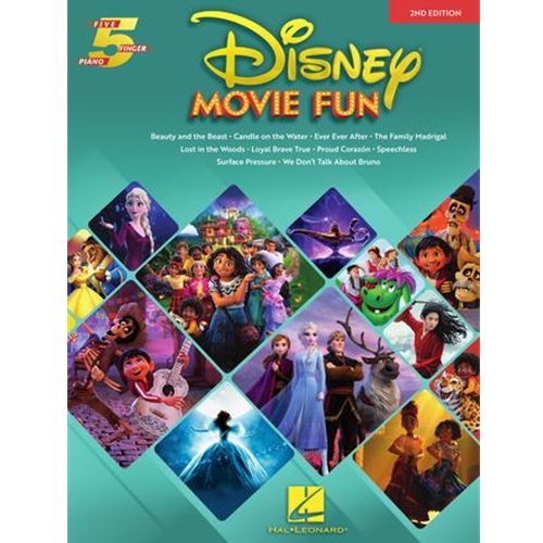 Disney Movie Fun, 2nd Edition for 5 Finger Piano