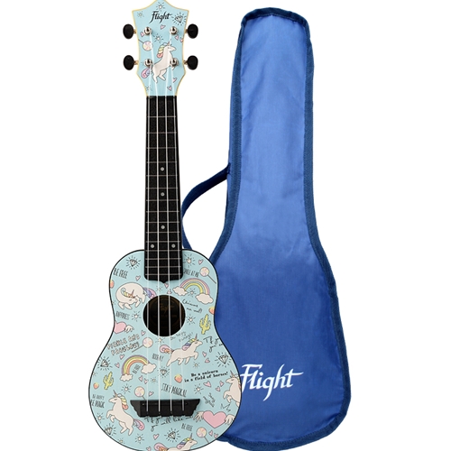 Flight Ukuleles TUS-40UNICORN Unicorn Travel Soprano Ukulele