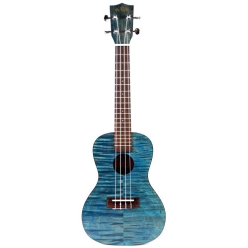 Kala KA-CEMB Blue Exotic Mahogany Concert Ukulele