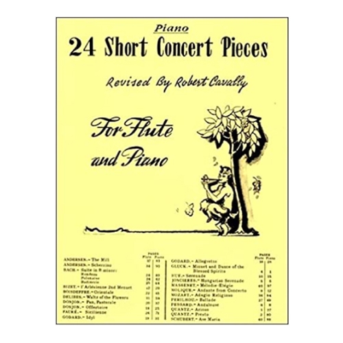 24 Short Concert Pieces for Flute